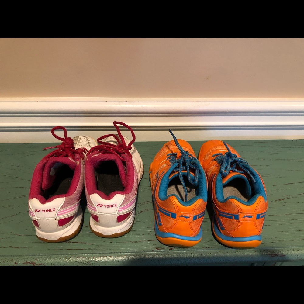 Girl’s YONEX sports badminton shoes.